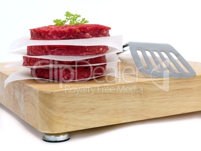 Raw Beef Patties