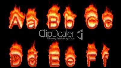 Loopable burning A, B, C, D, E, F