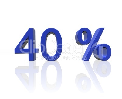 40 Prozent