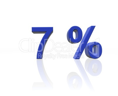 7 Prozent