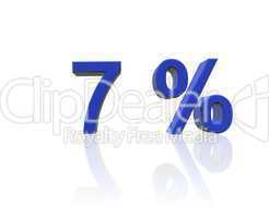 7 Prozent