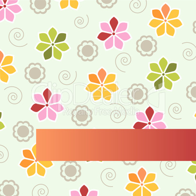 Flower background design