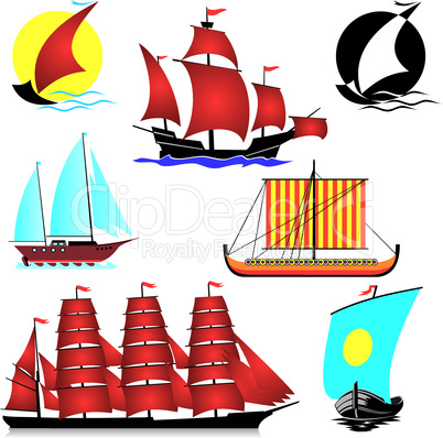 sailing ships