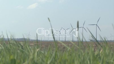 wind turbines producing alternative energy