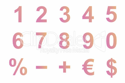 Numbers and symbols
