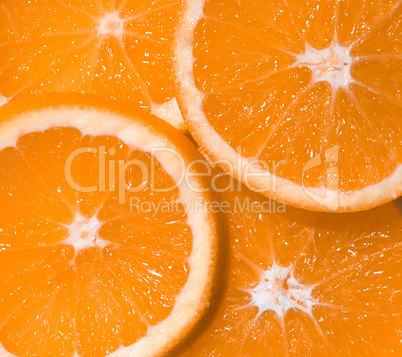 Slices of an orange