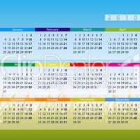 Landscape calendar