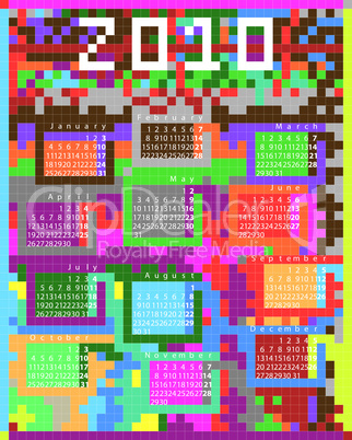 Calendar for 2010