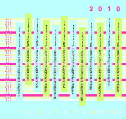 Calendar for 2010