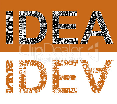 IDEA typographic