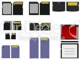 Set of flash cards