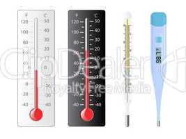 Set of thermometers