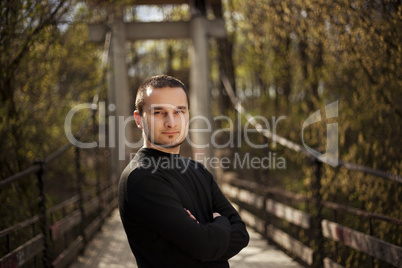 Portrait of young man