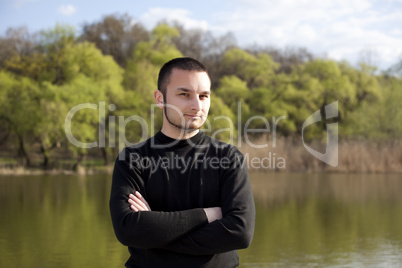 Portrait of young man