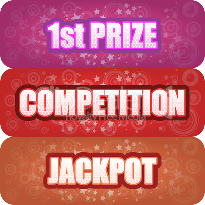 1st Prize, Competition, Jackpot Graphics