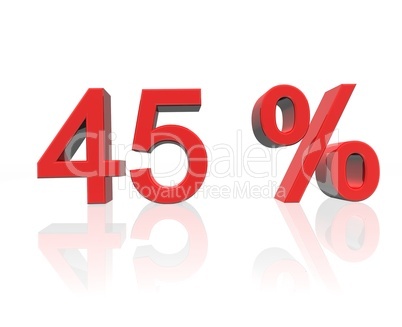 45 Prozent
