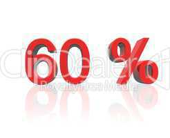 60 Prozent
