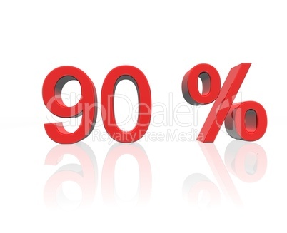 90 Prozent