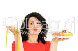 woman with measuring tape
