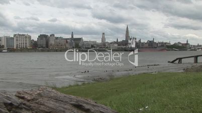 panorama Antwerp city Belgium