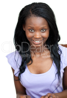 Portrait of a smiling student