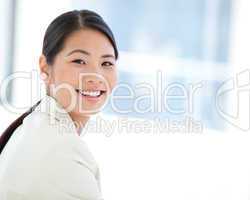 Portrait of a happy businesswoman