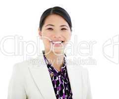 Portrait of a cheerful businesswoman