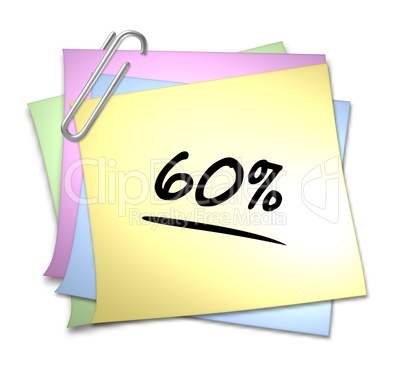 haftnotiz 60 %