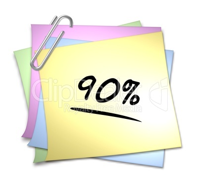 haftnotiz 90 %