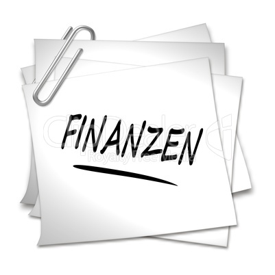 haftnotiz finanzen