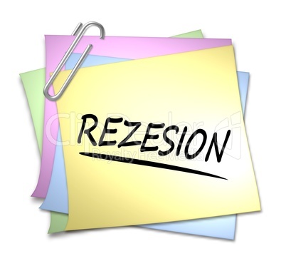 haftnotiz rezesion