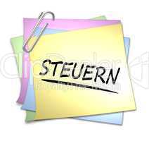 haftnotiz steuern