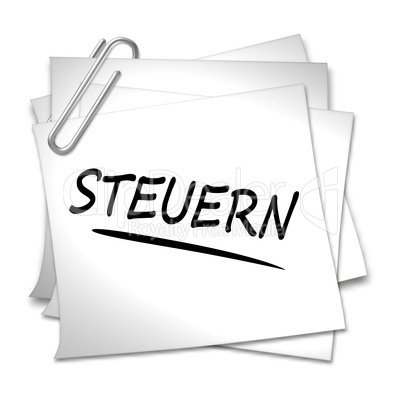 haftnotiz steuern