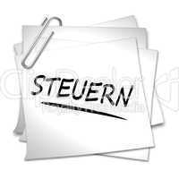 haftnotiz steuern