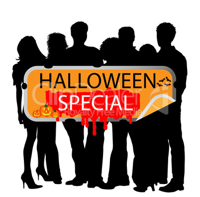 Gruppe Menschen - Halloween Special