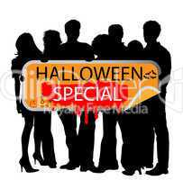 Gruppe Menschen - Halloween Special