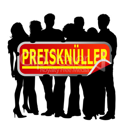 Gruppe Menschen - Preisknüller