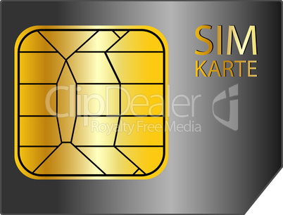 SIM Karte - Chipkarte