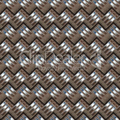 metallic rings pattern