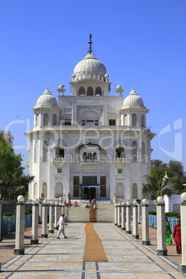 Der Gurdwara Rakab Ganj Sahib