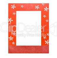Red photo frame