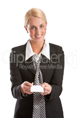 Attractive young businesswoman