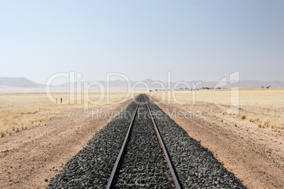 Gleise in der Wüste
