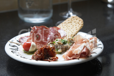 Antipasti plate