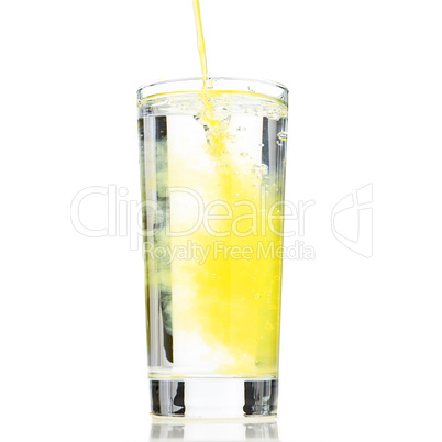 diluted orange drink