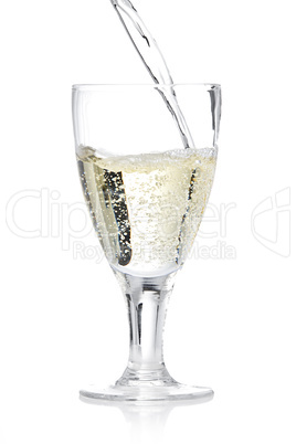 Glass of white wine