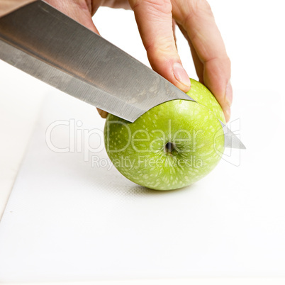apple sliced