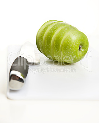 apple sliced