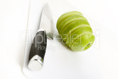 apple sliced