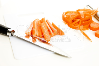 sliced carrot